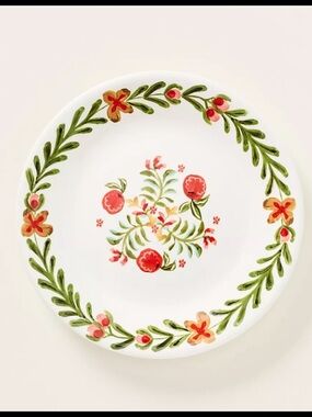 Anthropologie Molly Yeh Apple Motive Dessert Plates